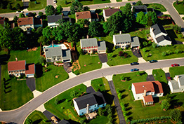 ListingTrends image - overhead shot of neighborhood